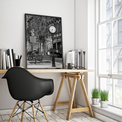 Plakat_Lodz_-_zegar_Woonerf